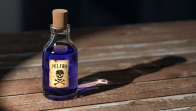 bottle dangerous liquid 159296